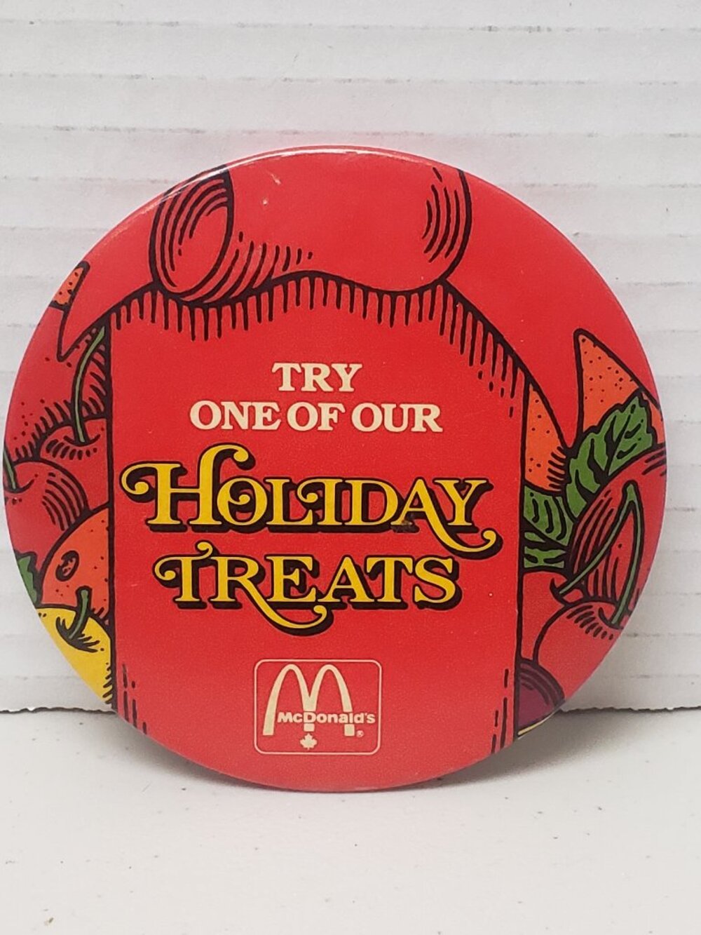 Vintage McDonald's Pin (Holiday Treats)